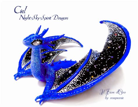 Ciel Night Sky Spirit Dragon 2 By Rosepeonie On Deviantart Polymer