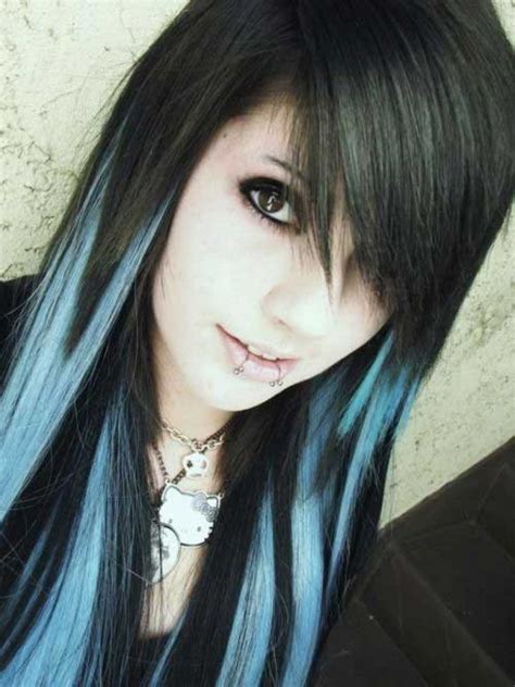 35 Latest Popular Emo Hairstyles For Girls Hair Beauty Scene Hair Hair Color Blue