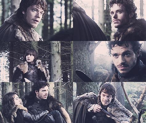 theon greyjoy robb and bran stark ~ game of thrones fan art a dance with dragons stark real