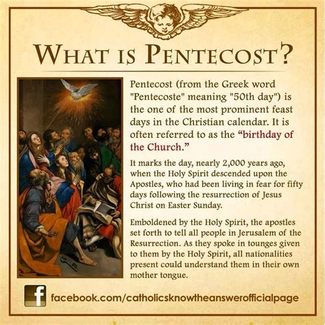 What Is Pentecost Fyi Catholic Catechism Catholic Theology