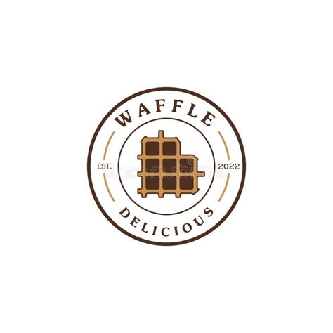 Belgian Waffle Logo Stock Illustrations 951 Belgian Waffle Logo Stock