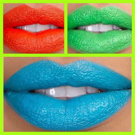 Neon Lipstick Neon Lipstick Lipstick Colors Lip Colors Lipsticks