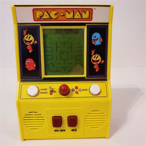 Mini Pac Man Handheld Arcade Game Pacman Machine Vintage Bandai Namco