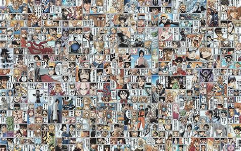 3840x2160px Free Download Hd Wallpaper Anime Collage Wallpaper