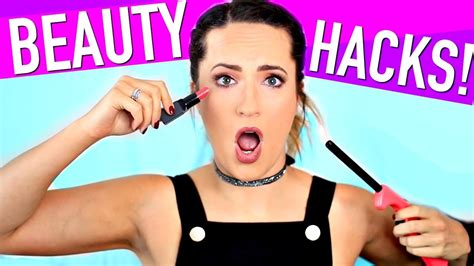 10 Beauty Hacks Every Girl Should Know Youtube