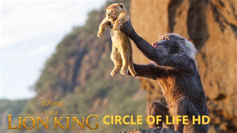 The Circle Of Life Song Lion King 2019 Youtube