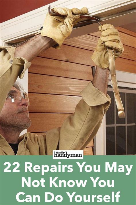 22 Repairs You May Not Know You Can Do Yourself Home Repairs Repair