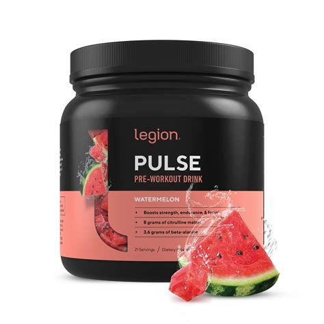 Legion Pulse Pre Workout Supplement All Natural Nitric Oxide