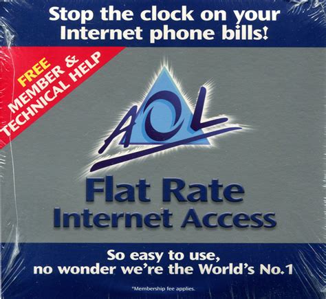 Aol Flat Rate Internet Access Cd Software Computing History