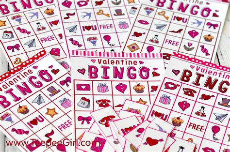 67 Valentine Bingo Free Printable Design Corral