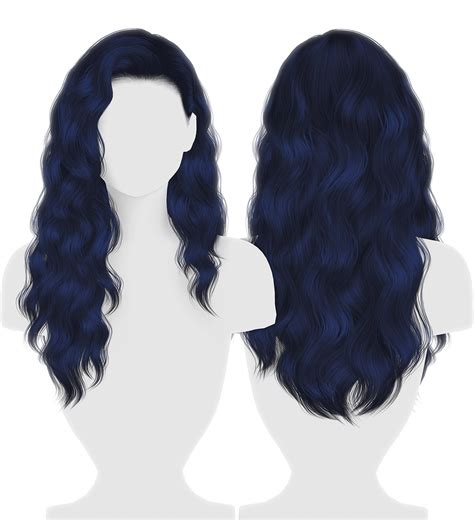 Private Hair October 2019 By Simpliciaty Sims Hair Sims 4 Curly Hair