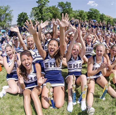 High School Cheerleading Photo