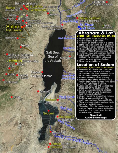 Summarize how the region of palestine has evolved into the current jewish state of israel. Abram, Lot and the location of Sodom 15 (possible ...