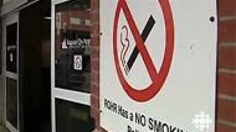 Banned Inside Smokers Puff Away Outside Regina Hospitals Cbc News