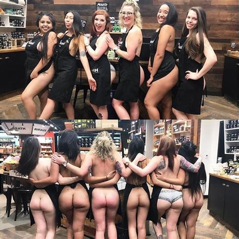 Come To Work Naked Day Lush Store Various Years Venues 180 Pics