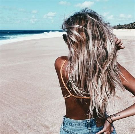 Pin By Valentine On Summer Beach Blonde Hair Surfer Girl Hair