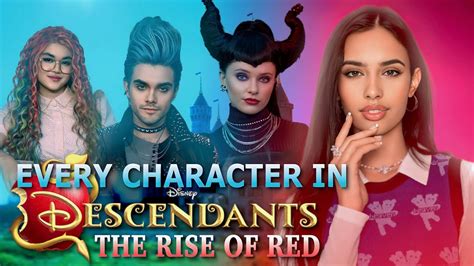 Descendants 4 Every Character In Descendants The Rise Of Red So Far