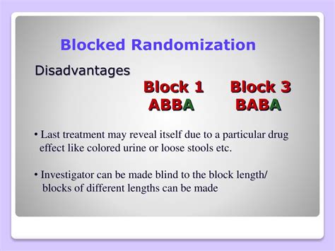 Ppt Randomization And Blinding Powerpoint Presentation Free Download