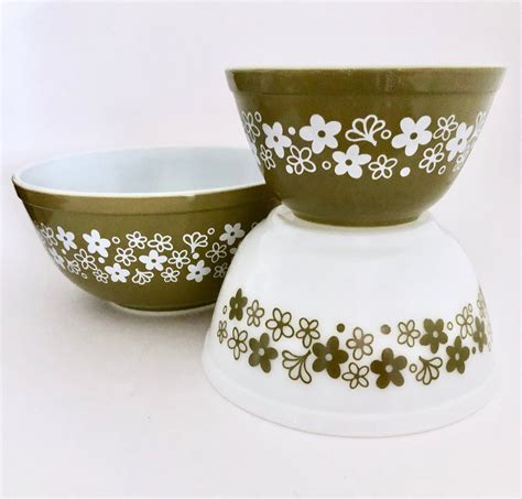 Casserole Dishes Cookware Set of Springblossom pattern mixing bowls 