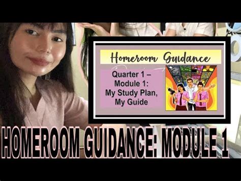 Homeroom Guidance Module 1 Youtube