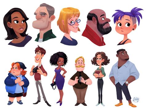 Random Characters By Luigil Character Design Animation Cartoon