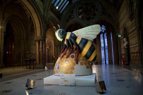 Giant Colony Of Super Sized Bees Winging Its Way To Manchester Bee In The City 2018 Bee In
