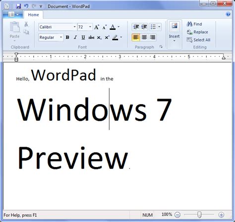 Wordpad Free Download