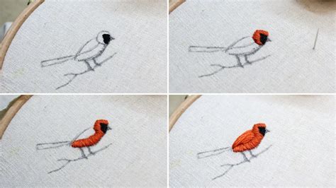 How To Embroider A Bird Crewel Ghoul