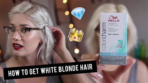 And if your hair is light or very light orange, the result will be a pale ash blonde or very pale ash blonde. How To Get White Blonde Hair With Wella T18 Toner | Btwsam ...