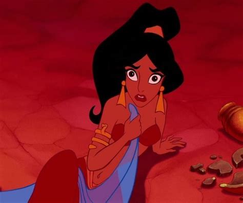 Sexy Princess Jasmine Pin Up Princess Jasmine In Red Outfit In Disneys Aladdin