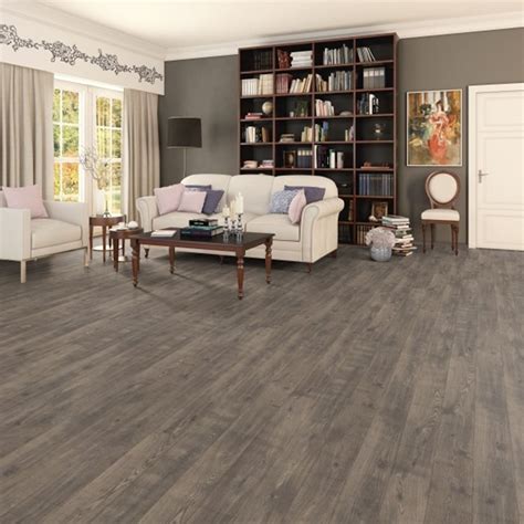 Horizon Grey Brown Oak 8mm V Groove Ac3 198m2 Laminate From Discount