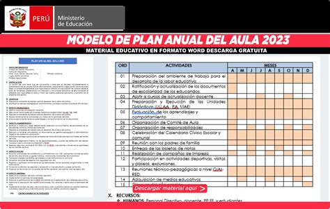 Arriba 70 Imagen Plan De Trabajo Educativo Modelo Abzlocalmx