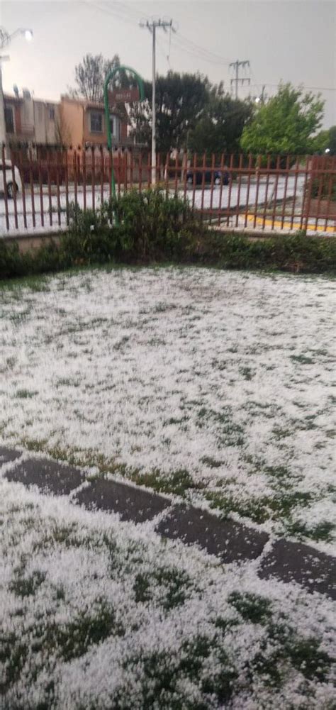 Tiempo Real On Twitter Cayó Fuerte Granizada En Algunas Zonas Del