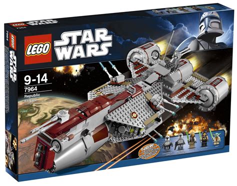 Tıkla, en ucuz star wars lego seçenekleri ayağına gelsin. LEGO Star Wars 7964 pas cher - Republic Frigate