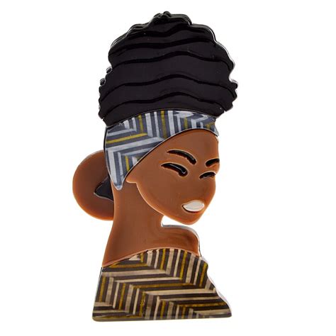 CINDY XIANG kişilik afrika seksi bayan figürü broş Pins kadınlar için