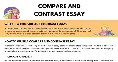 🌱 Easy Things To Compare And Contrast 85 Impressive Compare And