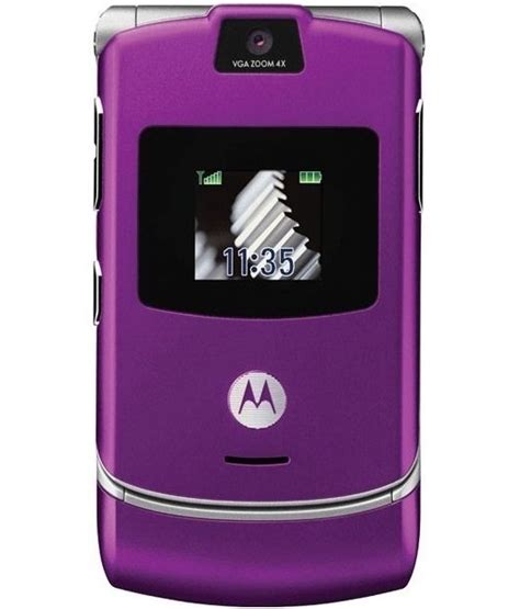 Wholesale Motorola Razr V3 Purple Gsm Unlocked Cell Phones