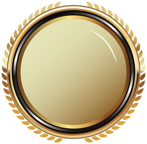 Badge Clip Art Gold Oval Badge Transparent Png Clip Art Image Png