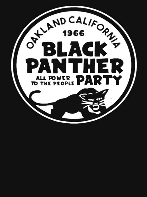 Oakland California Black Panther Party T Shirt By Garnerpugh