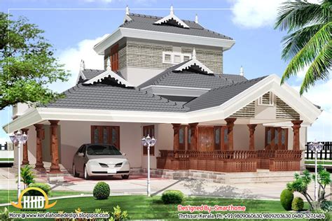 Kerala Style Villa Elevation Design 2600 Sq Ft Home