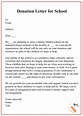 13+ Free Donation Letter Template – Format, Sample & Example