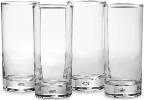 Circleware Air Bubble Heavy Base Highball Drinking Glasses Set Of 4 Dinnerware 704572440300 Ebay