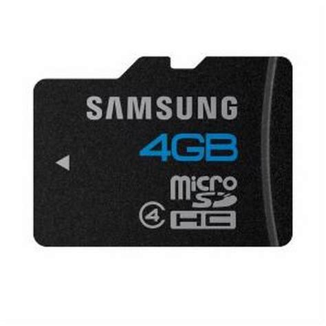 Buy Samsung 4gb Class 4 Microsdhc Flash Memory Card Online At Best