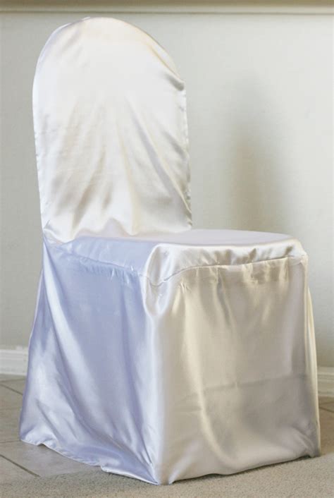 We offer many different styles and colors, and the rainbow of chair sash colors we have in stock make the options almost endless! Simply Elegant Weddings Chair Cover Rentals- Banquet Satin