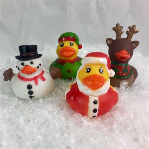 Happy Holiday Duckies Ducks In The Window