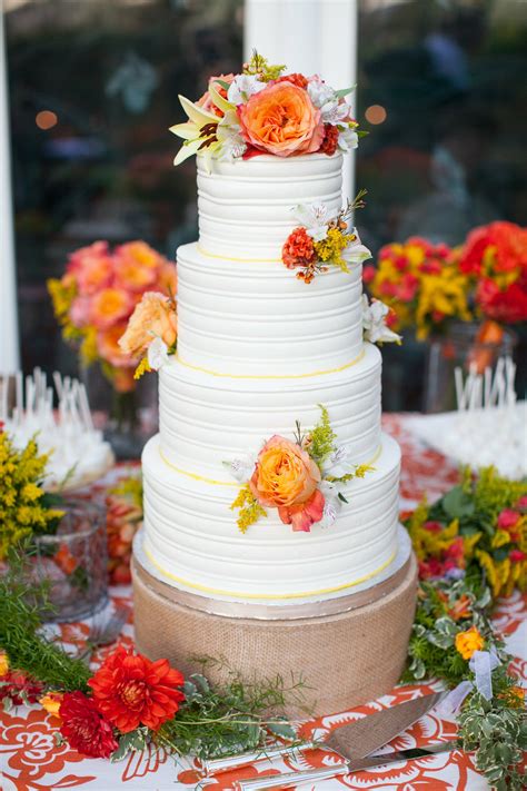 Decadent Fall Wedding Cake