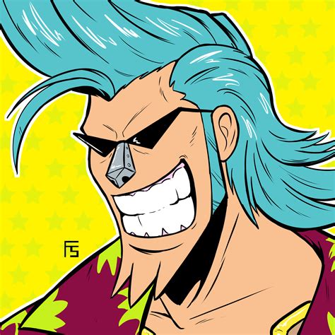 My Colored Sketch Of Franky Ronepiece