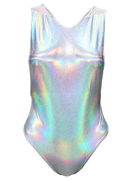 Holographic Bodysuit Holographic Fashion Piece Swimsuit One Piece