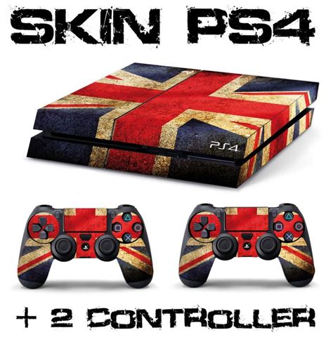 Ps4 Skin English Flag 2 Controller Sticker Decal English Flag 4 Sony