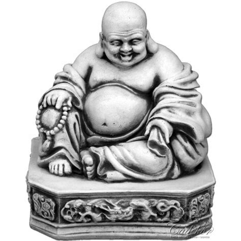 Smiling Fat Buddha Garden Decorations Figurines Of Buddhas And Monks